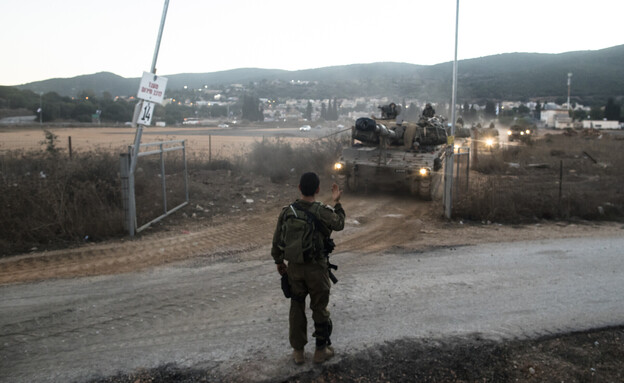 כוחות צה"ל סמוך לגבול עם לבנון (צילום:  Amir Levy/Getty Images)