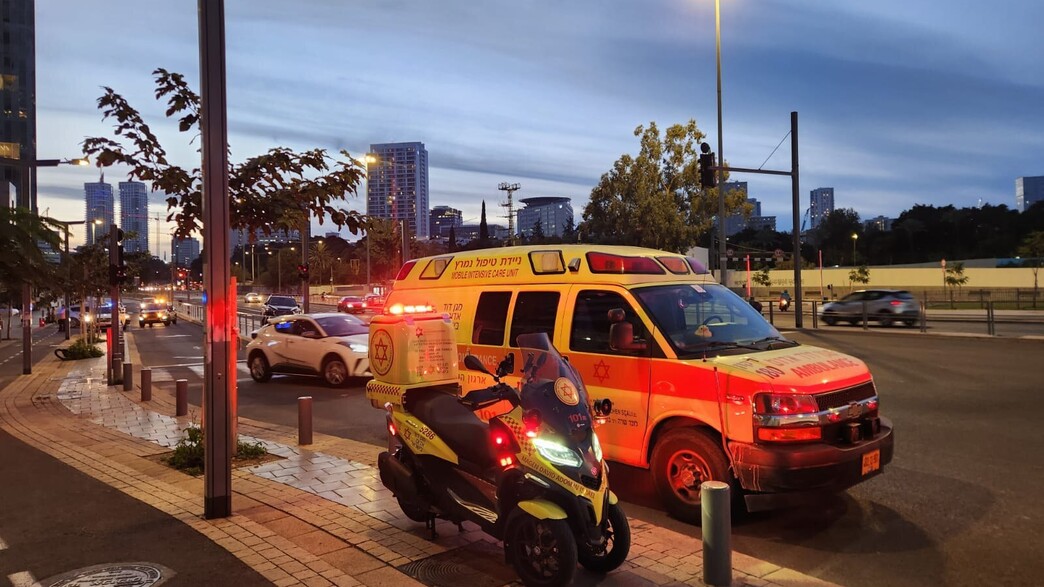 זירת חשד חיסול פלילי בתל אביב