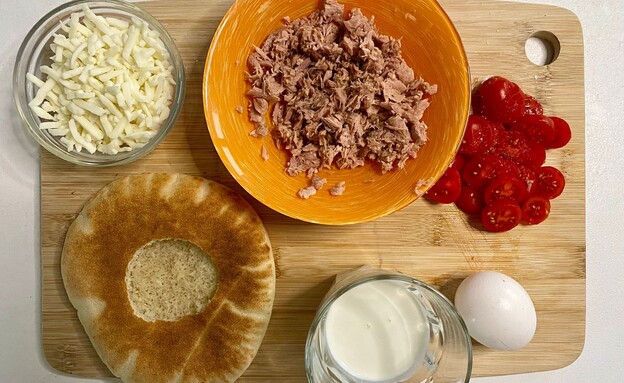 פיתה ביצה. זה כל מה שצריך