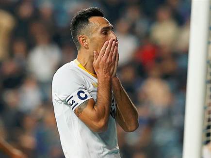 זהבי רשם החמצות גדולות במחצית הראשונה (אלן שיבר)