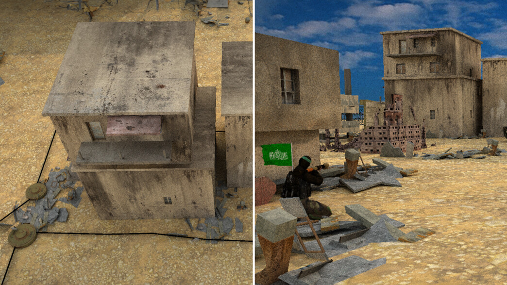 הדמית אסון קריסת המבנים בעזה הדמית אסון קריסת המבנים בעזה