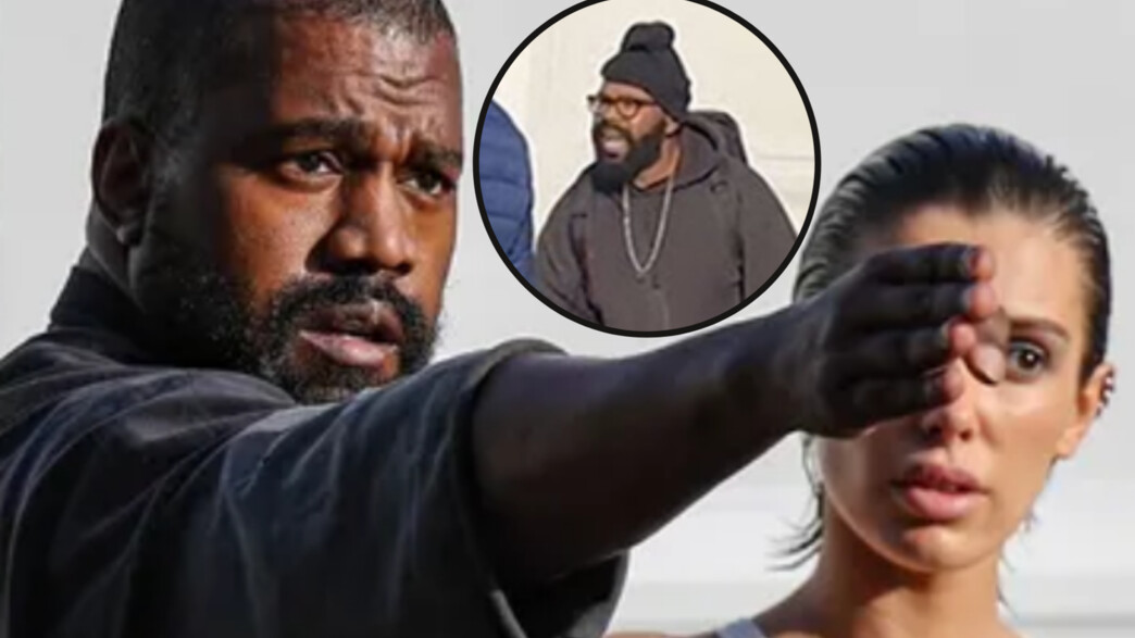 קניה ווסט וביאנקה סנסורי מותקפים ע"י אדם זר ברחוב