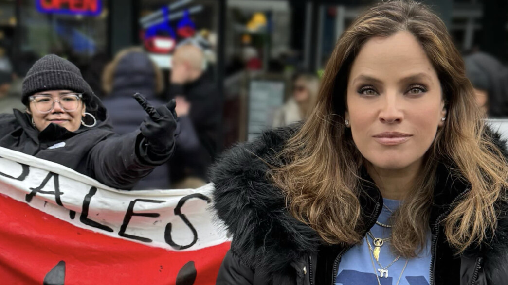 נועה תשבי חושפת את בורותם של המפגינים הפרו-פלסטינים נועה תשבי חושפת את בורותם של המפגינים הפרו-פלסטינים