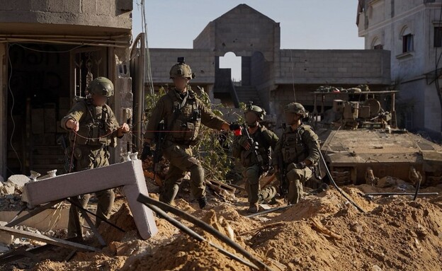 פעילות צוות הקרב של חטיבת גבעתי (צילום: דובר צה