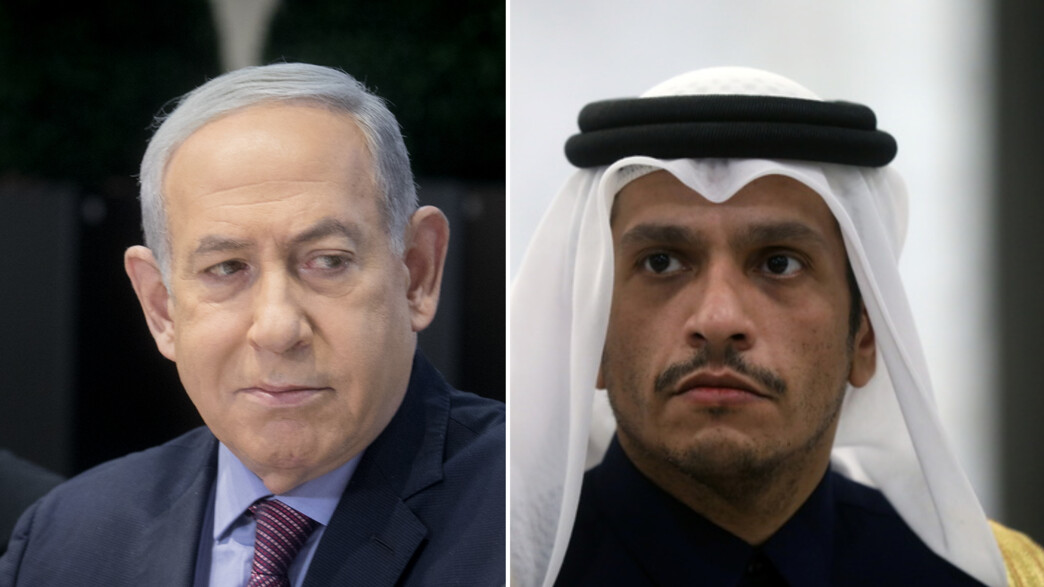 מוחמד אל-ת'אני וראש הממשלה נתניהו מוחמד אל-ת'אני וראש הממשלה נתניהו