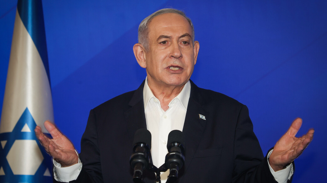 ראש הממשלה בנימין נתניהו במסיבת עיתונאים