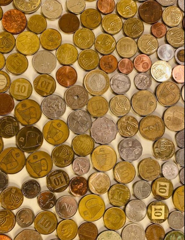 קיר מטבעות ג  (צילום: קנדיס פרלין)