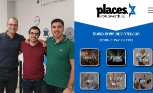 מפתחי האפליקציה Places (צילום: המרכז האקדמי לב, צילום מסך מתוך האפליקציה)