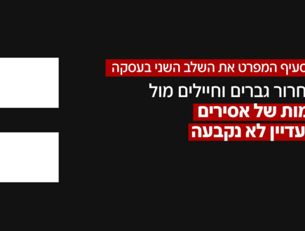 פרטי עסקת החטופים החדשה (עיבוד: חדשות 12)