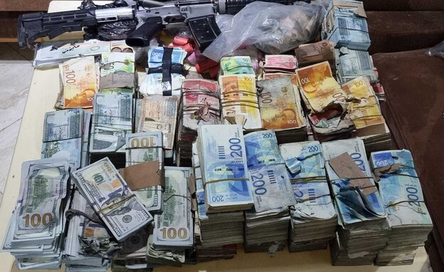 כספי הטרור של חמאס שאותרו בשכונת אל עמל (צילום: דובר צה"ל)