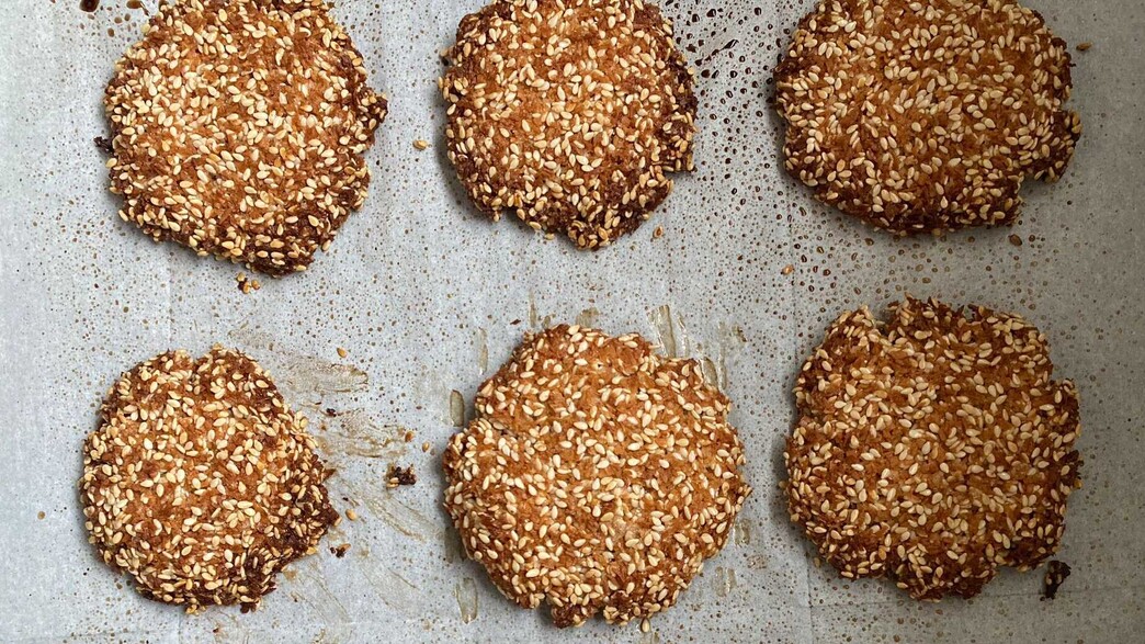 עוגיות שומשום בלי קמח