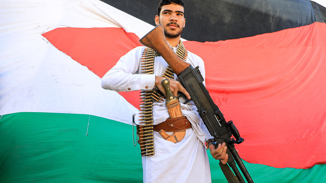 המורדים החות'ים, תימן (צילום: MOHAMMED HUWAIS/AFP, GettyImages)
