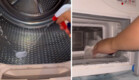 חולת ניקיון מנקה את מייבש הכביסה (צילום: TikTok/homelove.elif )