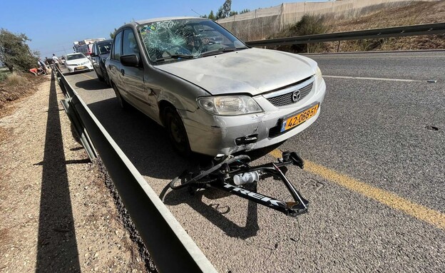 אמרי פיינגזיכט אופניים תאונה (צילום: איתי דגן )