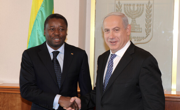 ראש הממשלה בנימין נתניהו והנשיא אורה גנאסינגבה בישראל (צילום: Moshe Milner, לע"מ)