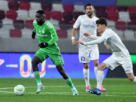 ולמרות יכולת לא טובה (צילום: ראובן כהן, האתר הרשמי של מכבי חיפה)