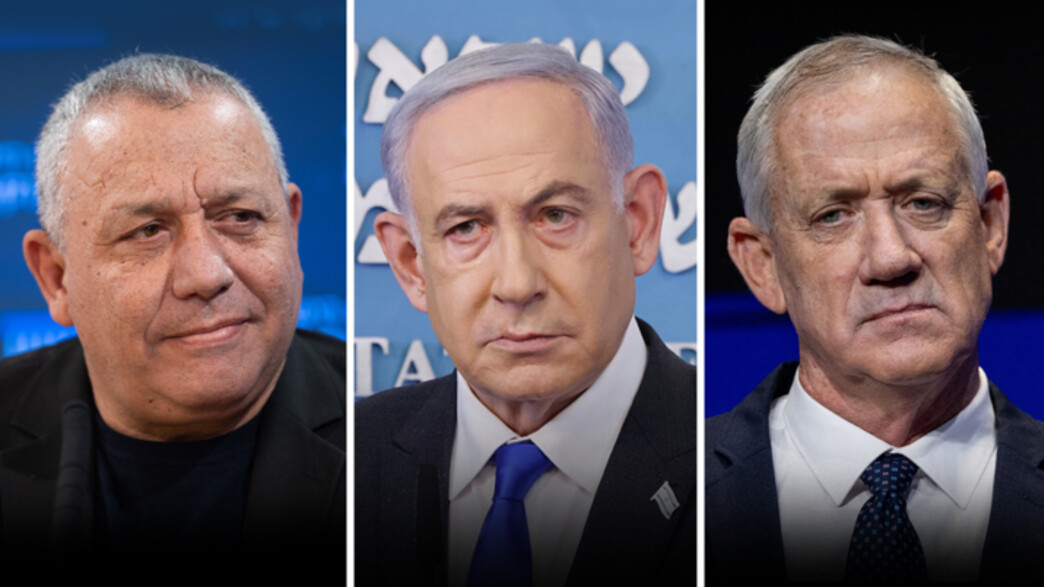 בני גנץ, בנימין נתניהו, גדי איזנקוט