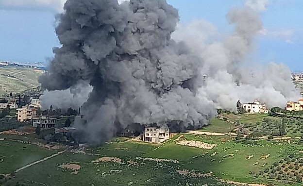 דיווח על תקיפה ישראלית בכפר