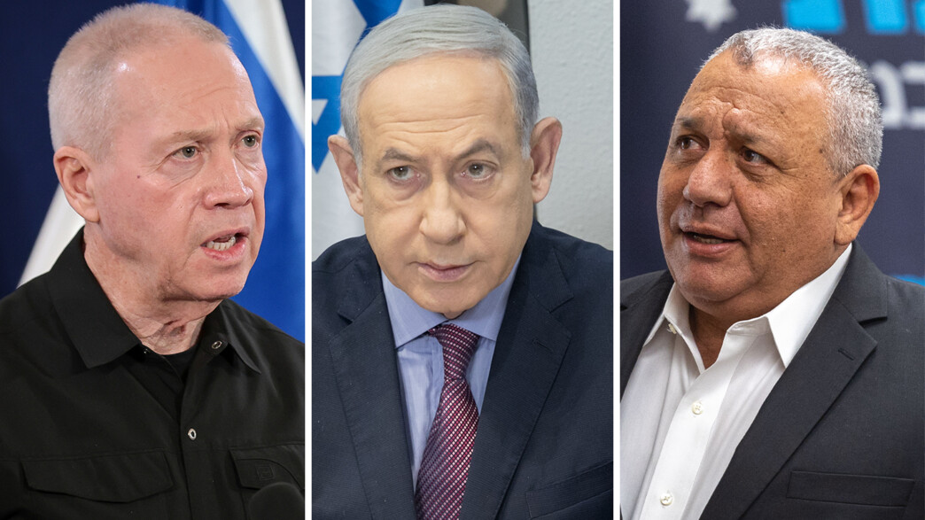 גדי איזנקוט, בנימין נתניהו, יואב גלנט