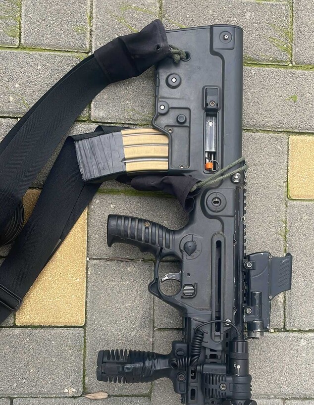 הנשק שנתפס (צילום: דוברות המשטרה)