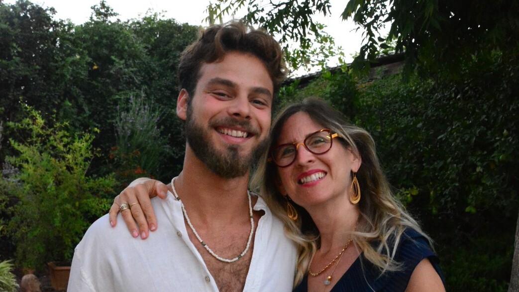 עידית אהל ובנה אלון החטוף בעזה