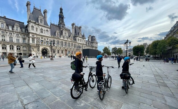 פריז סיור באופניים  (צילום: מאיר ללום)