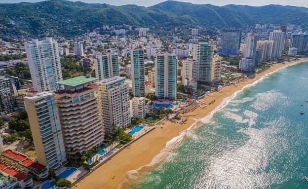 אקפולקו מקסיקו לפני ההוריקן (צילום: Norte Photo, getty images)