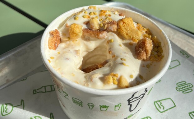 גלידת האני קראנץ' של שייק שאק - קינוח מושלם (צילום: ניצן לנגר, mako אוכל)
