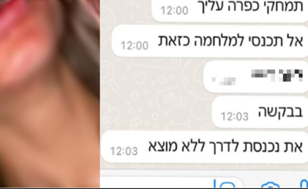 ההתכתבות ותיעוד התקיפה (צילום: רשתות חברתיות)