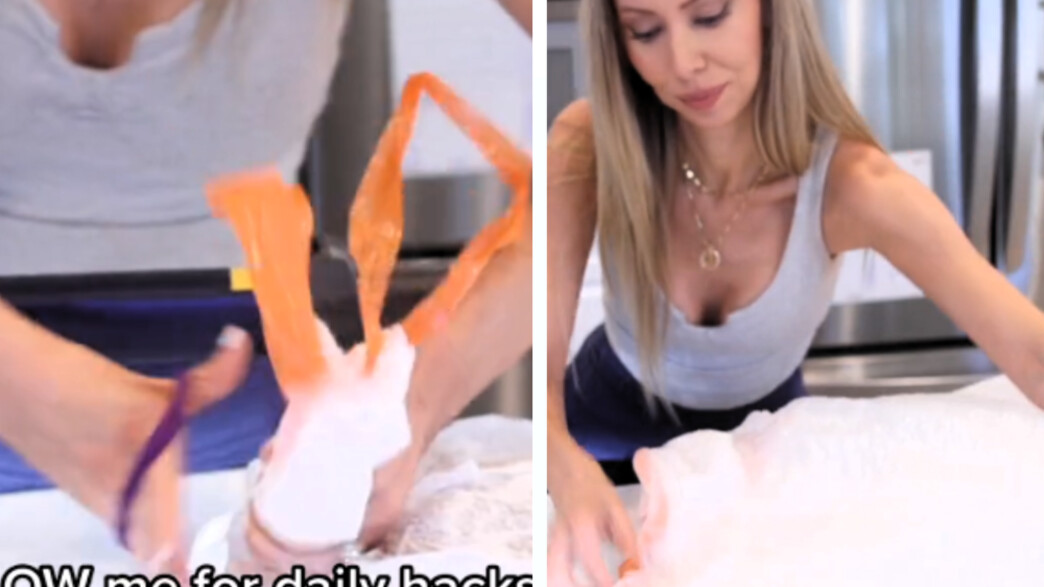 טיפ לאחסון בגדים בשקית אשפה טיפ לאחסון בגדים בשקית אשפה