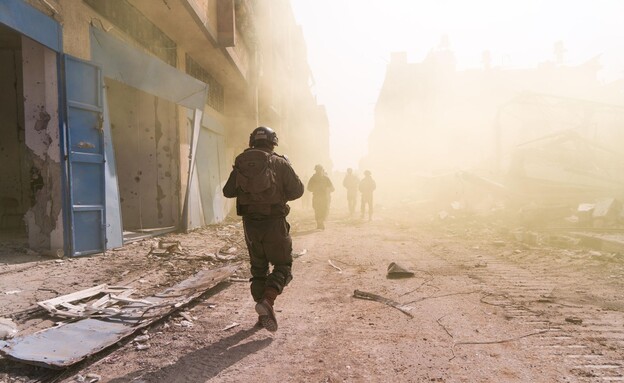 כוחות צה"ל פועלים בשכונת זייתון ברצועת עזה (צילום: דובר צה"ל)