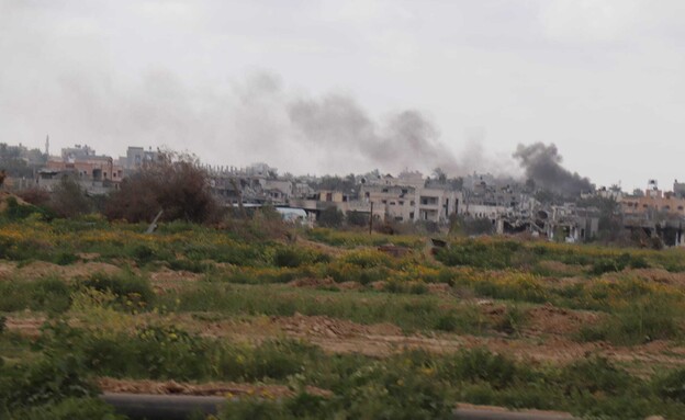 הצטרפות לכוחות הלוחמים במערב ח'אן יונס (צילום: שי לוי)