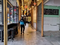 מתחם שוק צפון באזור רמת החייל בתל אביב, 7.3.2024 (צילום: mako)