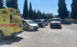 הזירה בראשון לציון (צילום: דוברות מד"א)