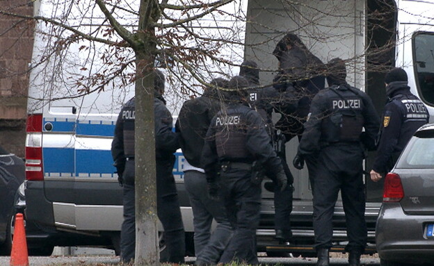 מעצר של חוליית חמאס בגרמניה, דצמבר 2023 (צילום: רויטרס)