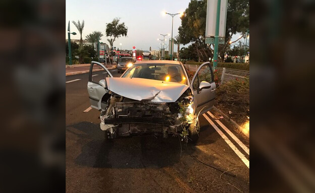 תאונה קשה בצפון: רכב חצה באור אדום ופגע ברכב אחר