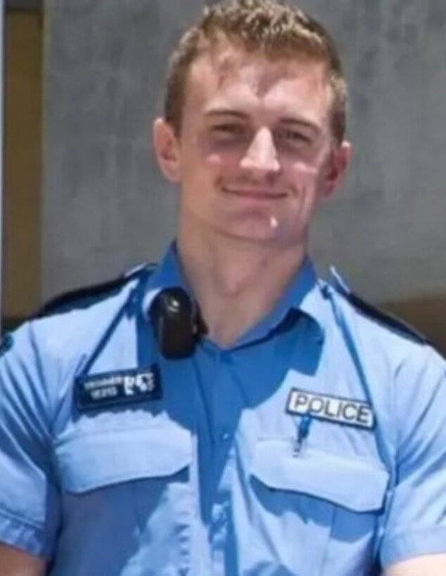 השוטר האוסטרלי ליאם טרימר (צילום: מתוך הרשתות החברתיות לפי סעיף 27א' לחוק זכויות יוצרים)