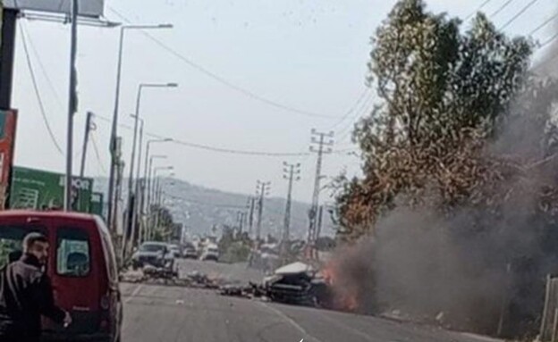 דיווחים בלבנון: כטב"ם ישראלי תקף רכב בדרום המדינה