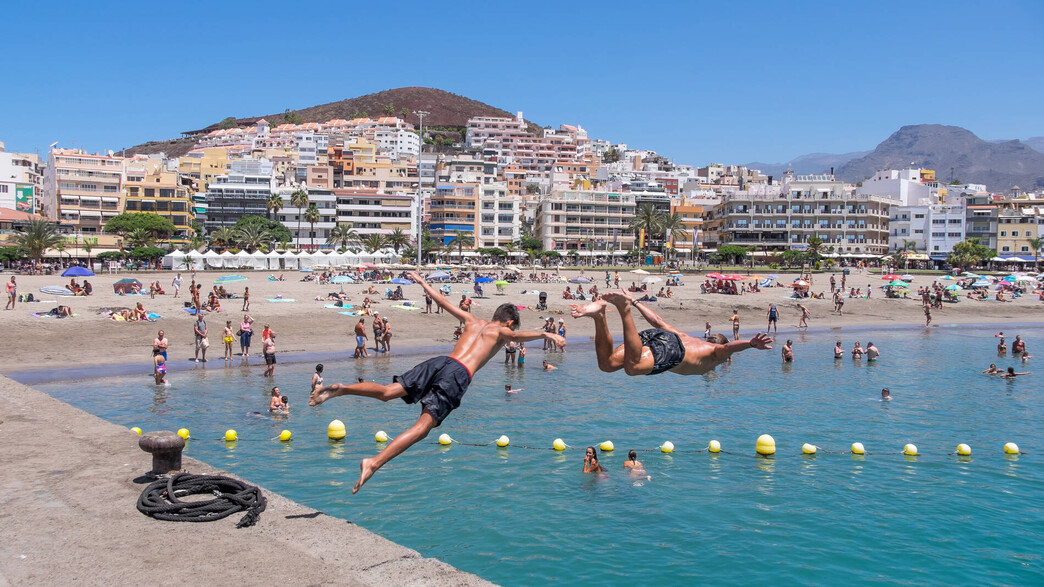 חוף ים טנריף האיים הקנריים ספרד