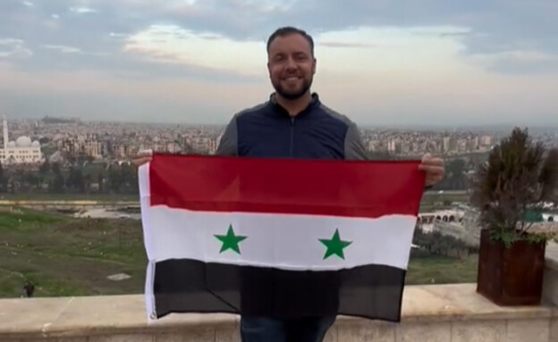 כריס ג'ונדף מבקר בסוריה (צילום: tiktok\authentic_traveling)