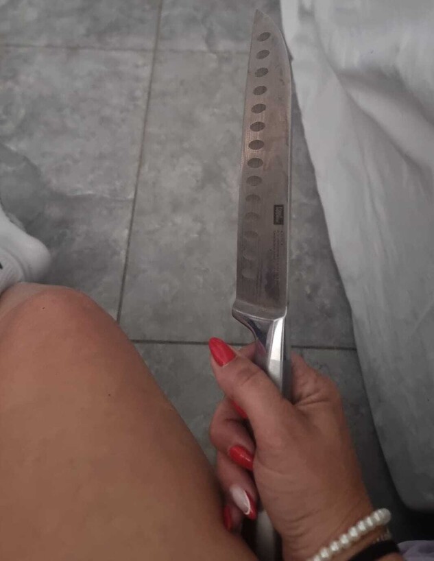 הסכין שאבטחה את המשפחה בממ