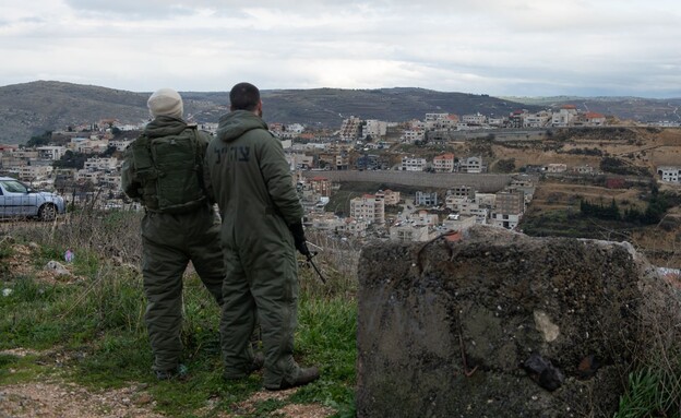 חטיבה מרחבית חדשה: חטיבה מרחבית ׳ההרים׳ בגבול סורי (צילום: דובר צה"ל)