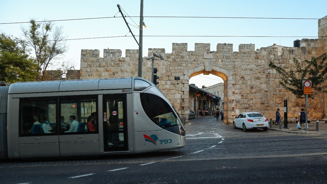 הרכבת הקלה בירושלים (צילום: כפיר, הרכבת הקלה)