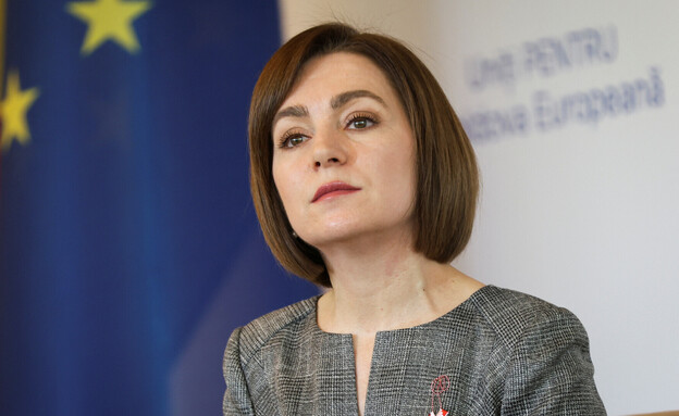 נשיאת מולדובה, מאיה סנדו (צילום: reuters)