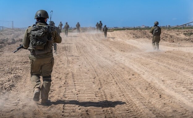 פעילות הכוחות ברצועת עזה (צילום: דובר צה