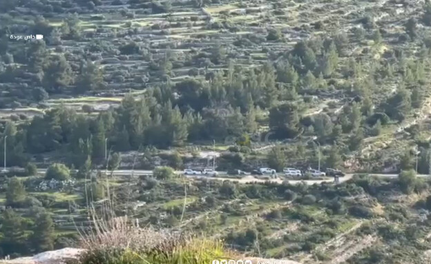 אירוע ירי לעבר רכב ישראלי בסמוך לצומת הפרסה בבינימ