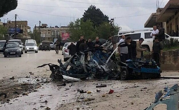 רכב הותקף בידי כטב"ם באזור א-צוירי בבקאע