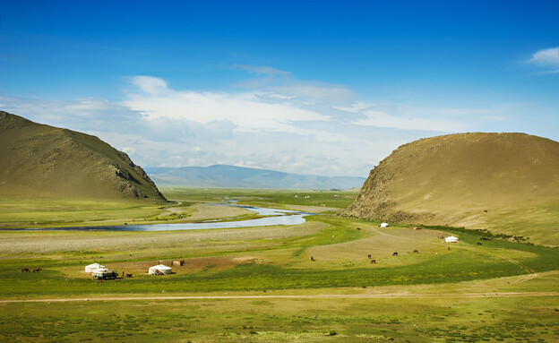 עמק אורחון מונגוליה (צילום: Wolfgang Zwanzger, shutterstock)
