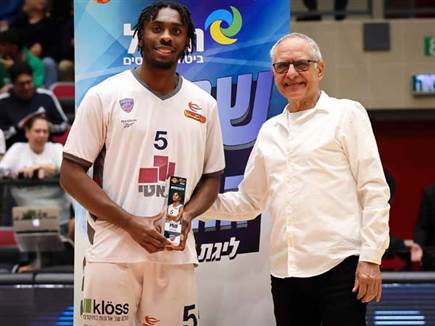 ג`יימס בייטמון. נבחר ל-MVP של החודש, אך לא שיחק (מאור אלקסלסי)