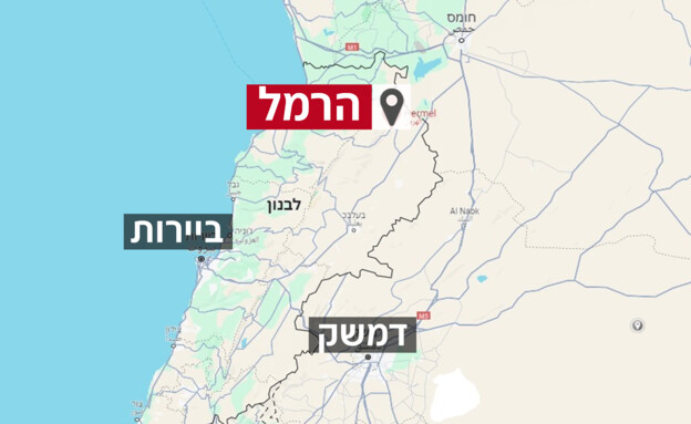 אל-הרמל, מפה (צילום: google maps)